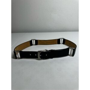 Calvin Klein Women’s Leather Belt Black Size Large